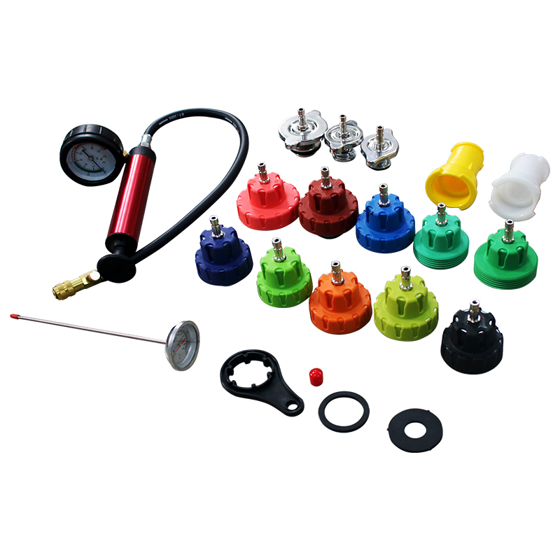 Radiator Pressure Tester - العالمي 18 قطعة كاشف تسرب المبرد