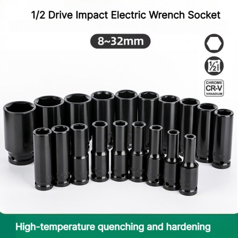 Pneumatic Impact Wrench - مفتاح ربط كهربائي طويل 1/2 بوصة