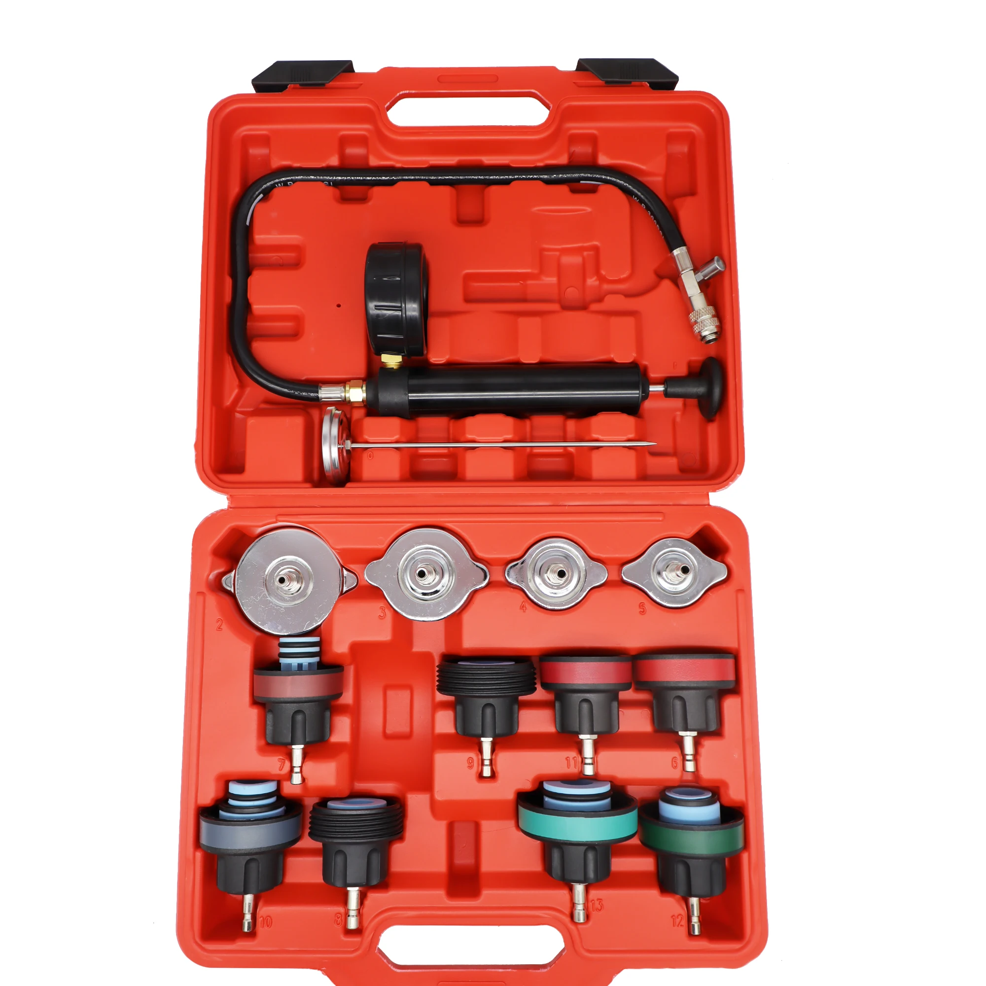 Radiator Pressure Tester - طقم أجهزة اختبار ضغط المبرد العالمي