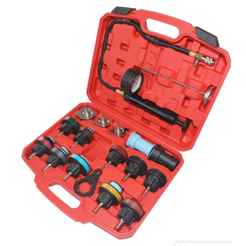 Radiator Pressure Tester - مجموعة اختبار ضغط المبرد مكونة من