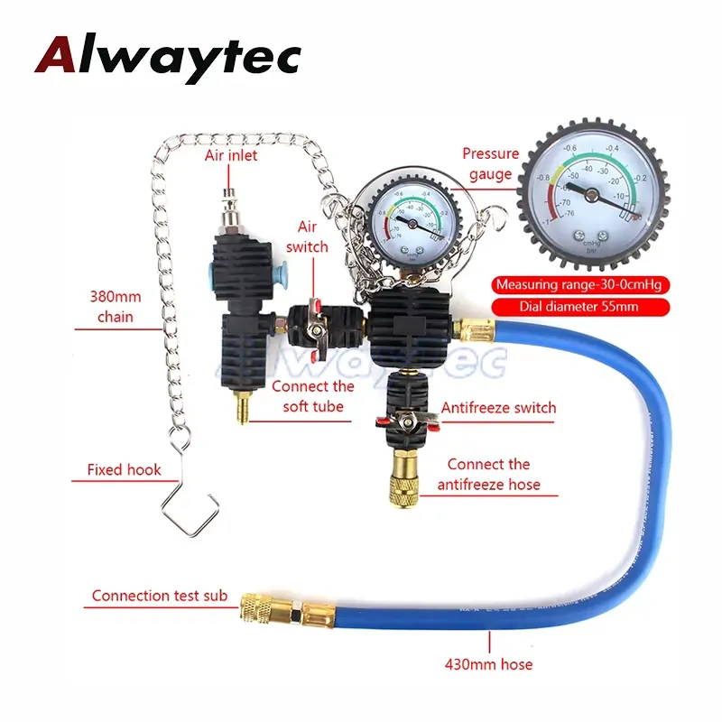 مقياس ضغط خزان مياه السيارة، أ - مراجعة Radiator Pressure Tester وسعره