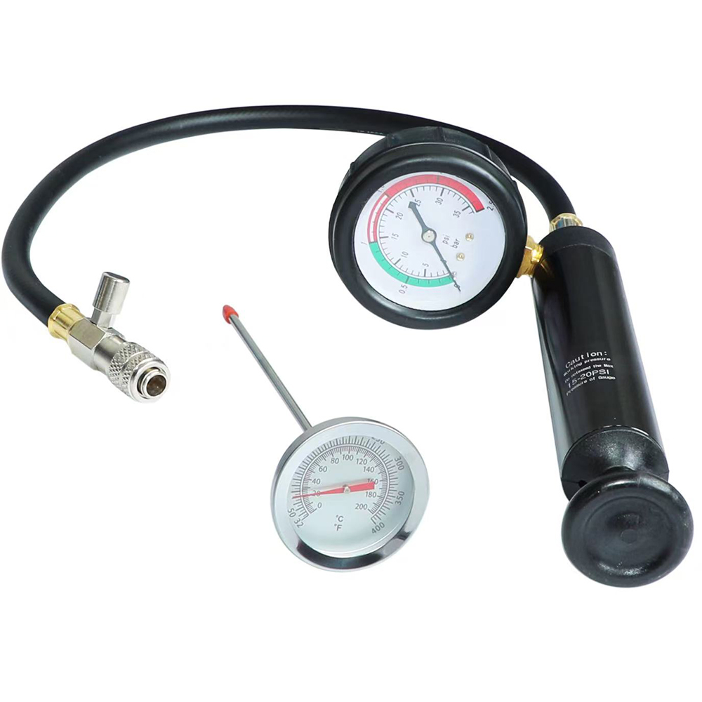 28 قطعة جهاز اختبار ضغط المبرد - مراجعة Radiator Pressure Tester وسعره
