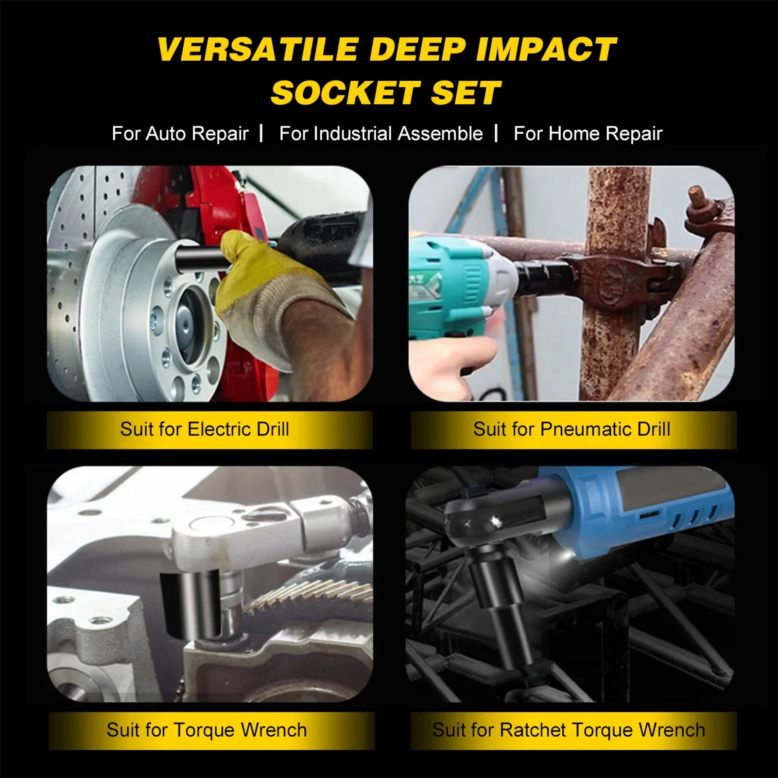 مجموعة مكونة من 10 قطع من مفات - مراجعة Pneumatic Impact Wrench وسعره