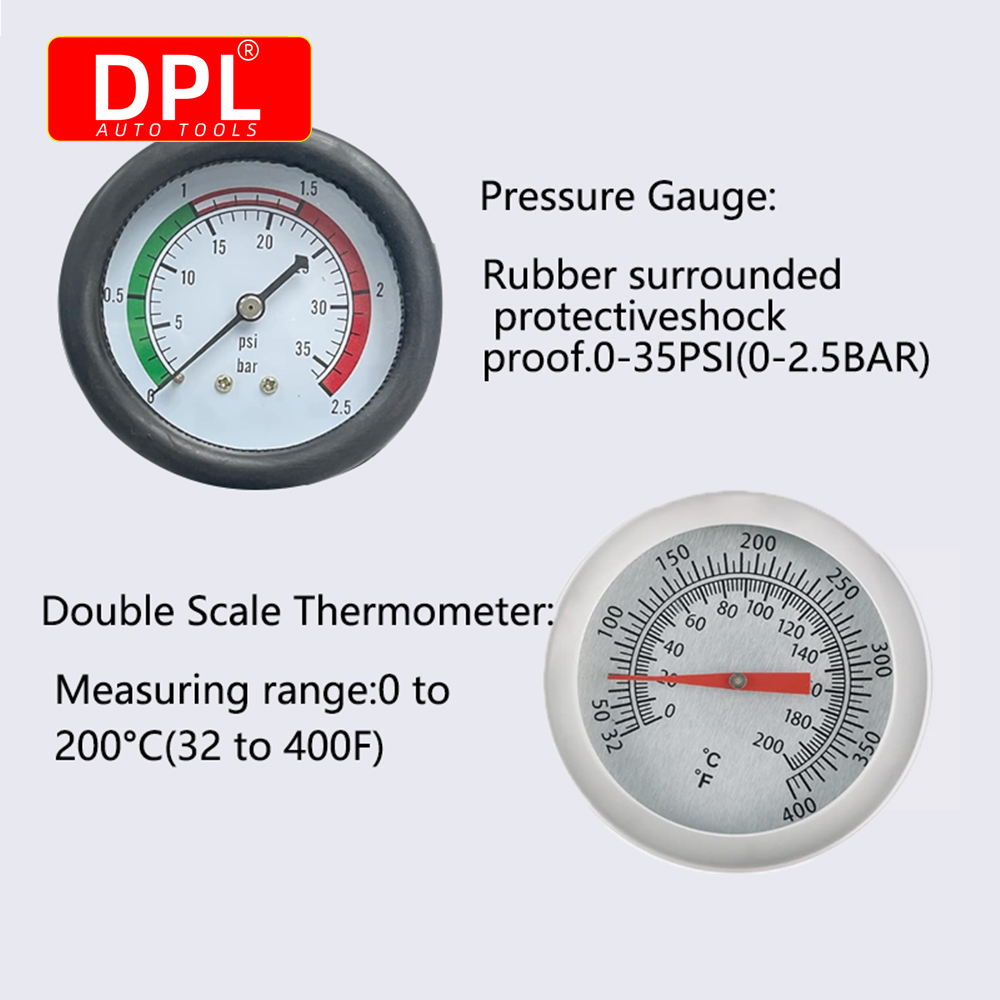 مجموعة أدوات اختبار ضغط المبرد - مراجعة Radiator Pressure Tester وسعره