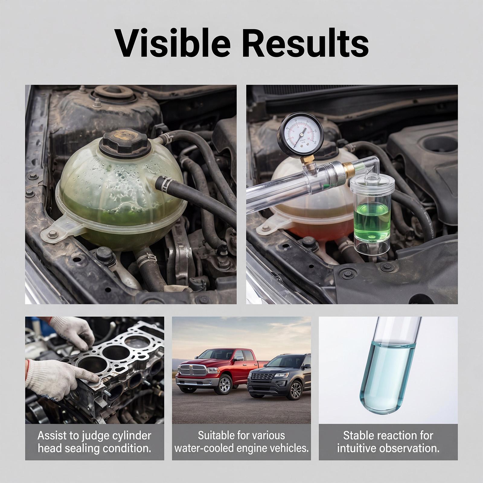 كاشف تسرب الاحتراق، جهاز اختبا - مراجعة Auto Repair Shop In وسعره