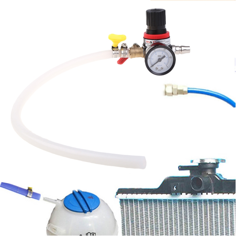 السيارات المبرد خزان المياه كا - مراجعة Radiator Pressure Tester وسعره