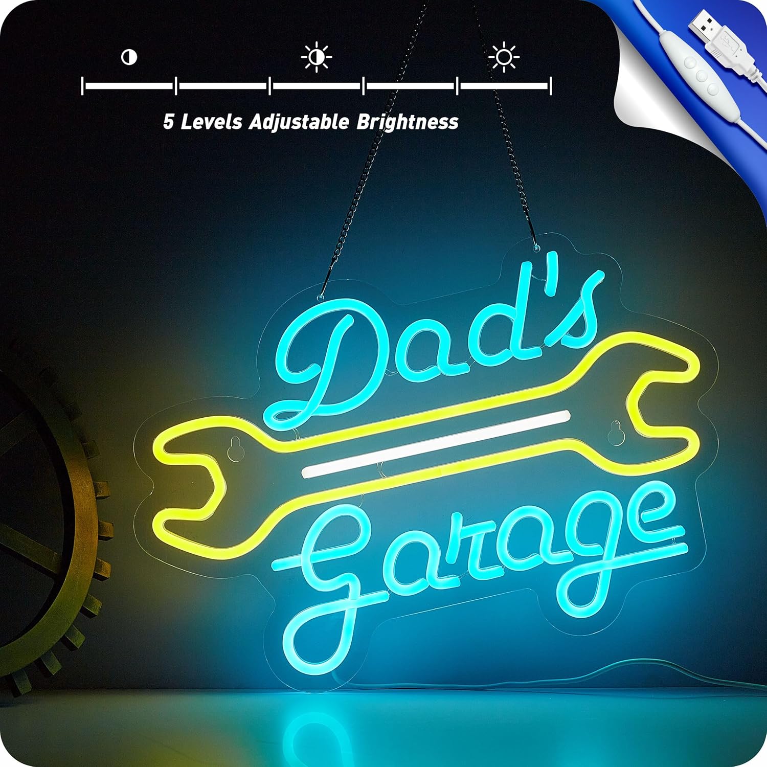 لافتة نيون للجراج لتزيين الجدر - مراجعة Auto Repair Shop Signs وسعره