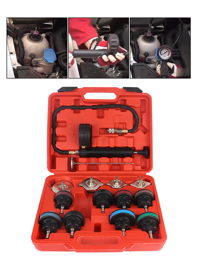 المبرد اختبار الضغط متر فراغ ن - مراجعة Radiator Pressure Tester وسعره